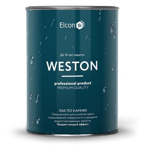 Лак специальный Elcon Weston по камню водоотталкивающий 09 л
