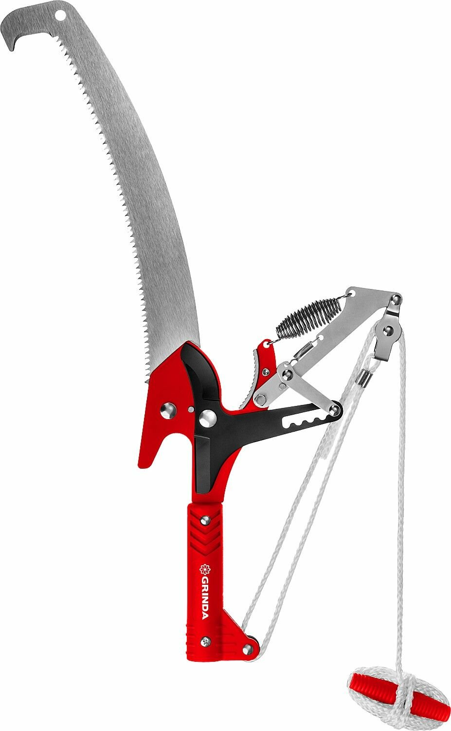 Пила GRINDA HX-350, 350 мм, закаленные лезвия, антикор. покрытие, храповый механизм, хромированная, режущий крюк, сучкорез 8-424431_z02
