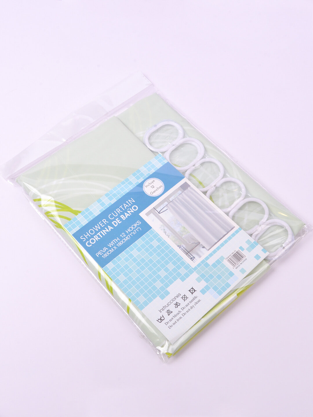 Штора для душа и ванной, 180 * 180 см, влагостойкий, яркий принт — фото 1