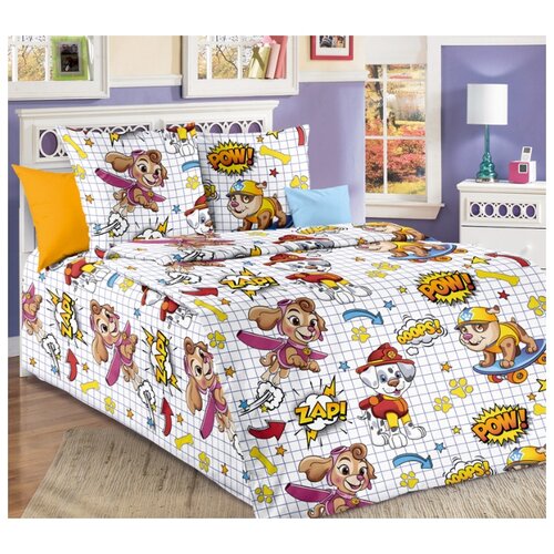 фото Постельное белье «команда», перкаль (1.5) текс-дизайн