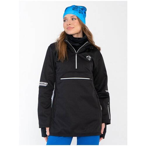 фото Куртка спортивная crosssport куртка женская для сноуборда и лыж, размер 44, черный