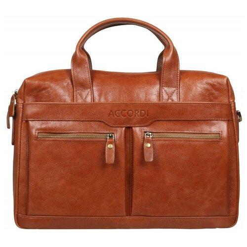 фото Сумка accordi, фактура гладкая, коричневый