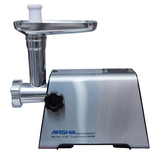 Мясорубка электрическая 1401-2142 2000 Вт Производительность 29 кг мин Реверс 3 решетки 2 насадки Корпус металлический Лоток-нержавейка 795000₽