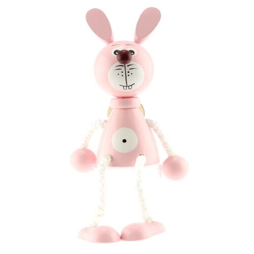 Игрушка Вознесенск — Зайка розовый