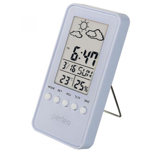 Часы-метеостанция Perfeo Window white 187200₽