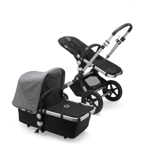 фото Универсальная коляска Bugaboo Cameleon3 Plus (2 в 1) alu/black/grey melange, цвет шасси: серебристый