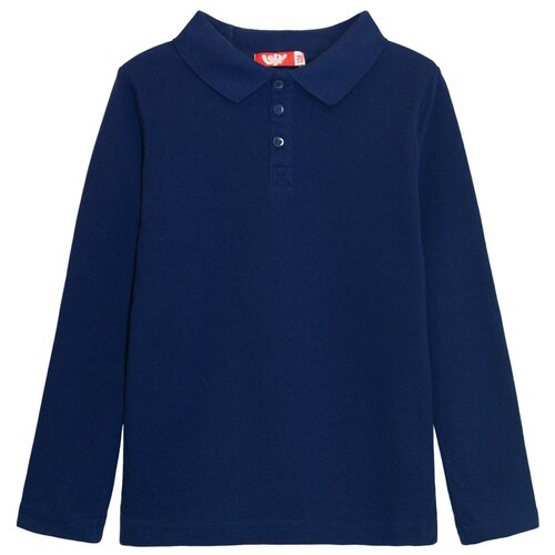 фото Поло let's go, размер 134, синий