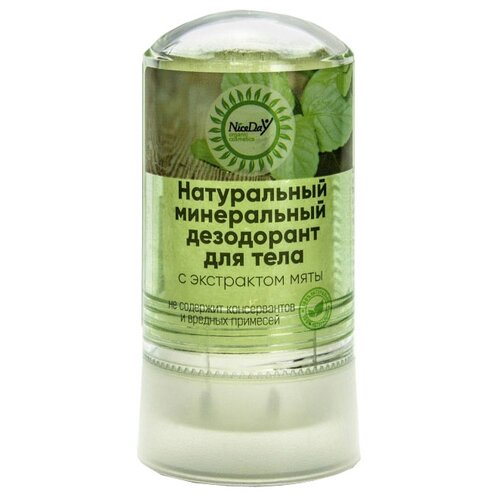 фото Дезодорант кристалл nice вay с экстрактом мяты, 60 г Nice day