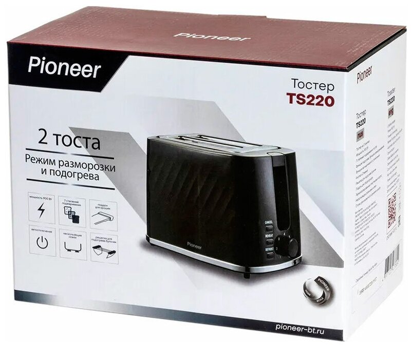 Тостер PIONEER TS220 - фотография № 4