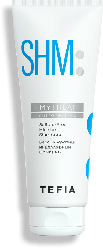 Tefia Mytreat Sulfate-Free Micellar Shampoo - Тефия Майтрит Беcсульфатный мицеллярный шампунь, 250 мл -