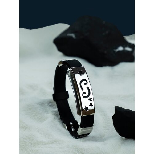 фото Каучуковый браслет со знаком зодиака рак 2beman