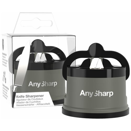 Точилка для ножей AnySharp ELITE пластиковый корпус, матовый серый