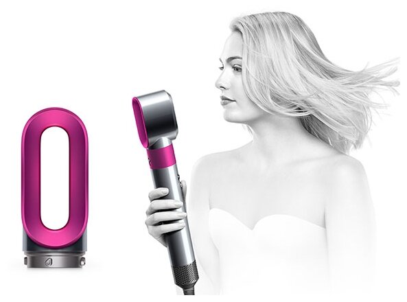 Стайлер Dyson Airwrap complete long HS01, Nickel/Fuchsia - фотография № 19