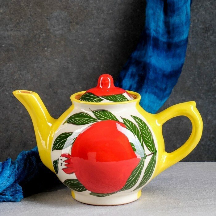 фото Чайник "Гранат" желтый, 1 л