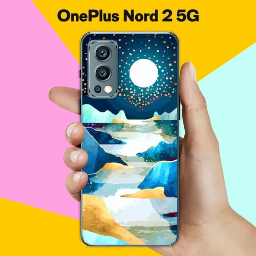 Силиконовый чехол на OnePlus Nord 2 5G Пейзаж 13 / для ВанПлас Норд 2 5 Джи силиконовый чехол на oneplus nord 2 ванплас норд 2 розовые пионы