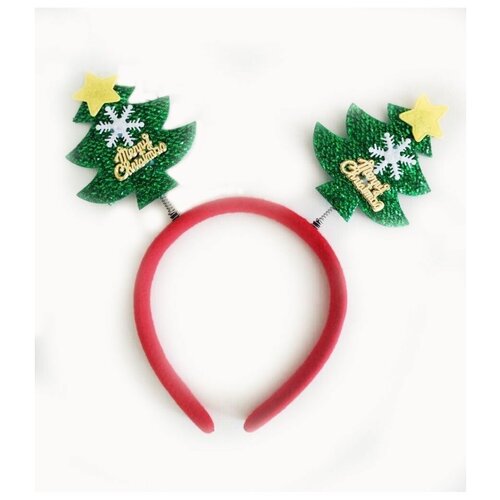 Ободок Елка Зеленая блеск 480₽