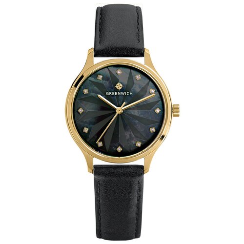 фото Наручные часы greenwich, золотой, черный