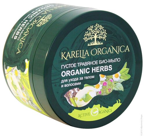 Косметика Karelia Organica Густое био-мыло Organic Herbs «Травяное» 500 мл. Karelia Organica