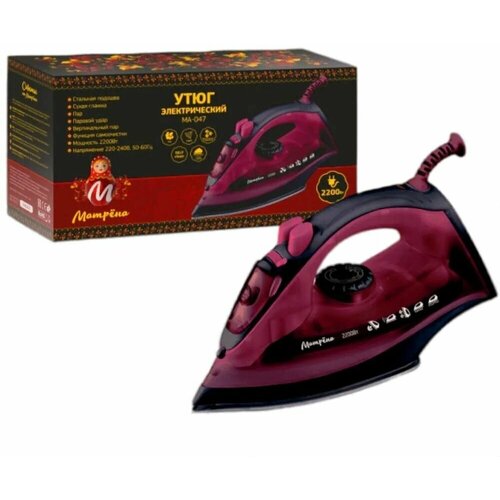 Утюг электрический красный 141000₽