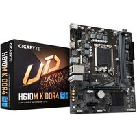 Материнская плата GigaByte H610M K DDR4 Socket 1700 H610 2xDDR4 1xPCI-E 16x 1xPCI-E 1x 2xSATA III mATX Retail