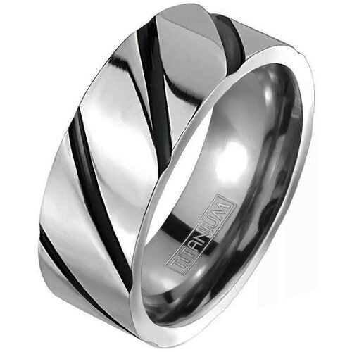 фото Кольцо spikes, титан, размер 20.5