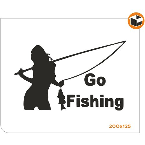 Наклейки на авто на кузов или стекло/Go fishing