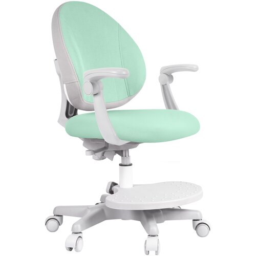 Детское кресло Anatomica Arriva с подлокотниками и подставкой для ног мятный