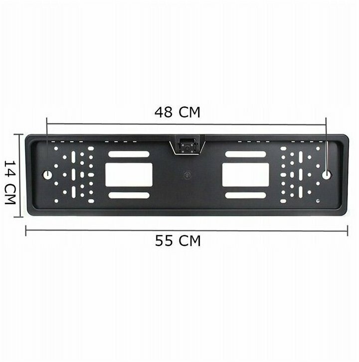 Камера заднего вида в рамке номерного знака jx-9488