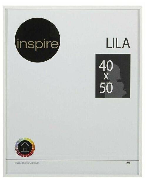 Рамка Inspire Lila 40х50 см цвет белый