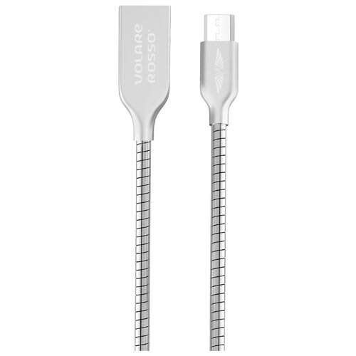 фото Кабель Volare Rosso Barracuda series USB - USB Type-C 1 м серебристый