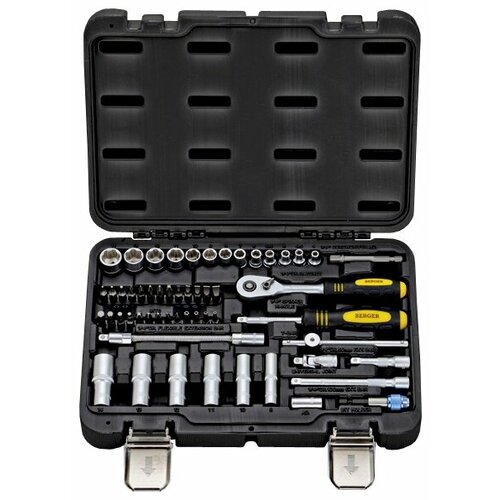 Универсальный набор инструментов 55 предметов 1/4 BG055-14 набор муфт ремонтных соединительных для шланга 1 2 3 4 1 2 3 4 6 шт