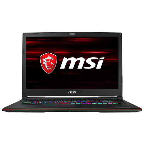 фото Ноутбук MSI GL73 8SC (Intel Core i5 8300H 2300 MHz/17.3"/1920x1080/8GB/512GB SSD/DVD нет/NVIDIA GeForce GTX 1650/Wi-Fi/Bluetooth/DOS) GL73 8SC-013XRU, 9S7-17C812-013 черный