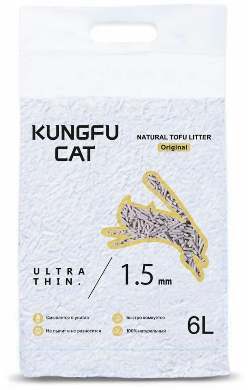 Kungfu Cat Tofu Original комкующийся 6л