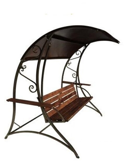 фото Садовые качели 3-местные M-GROUP Трио, до 180 кг