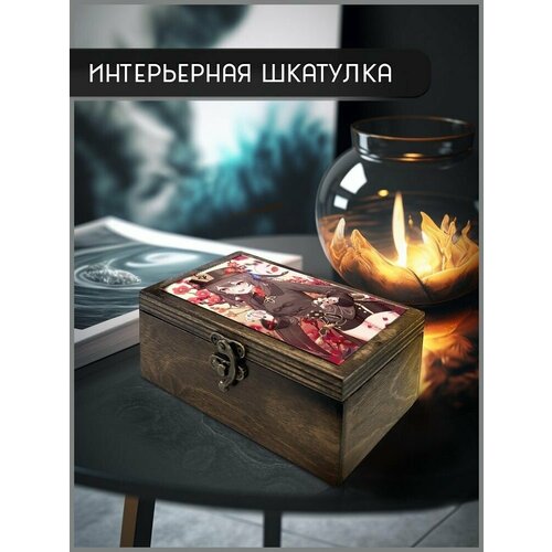 Шкатулка интерьерная для украшений универсальная 16x10x6 см Игра Genshin Impact - 131