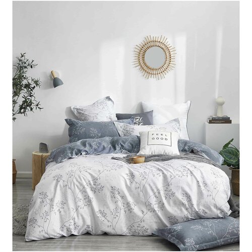 Комплект постельного белья, Евро размер, Люкс Сатин, 100% хлопок, 4 наволочки