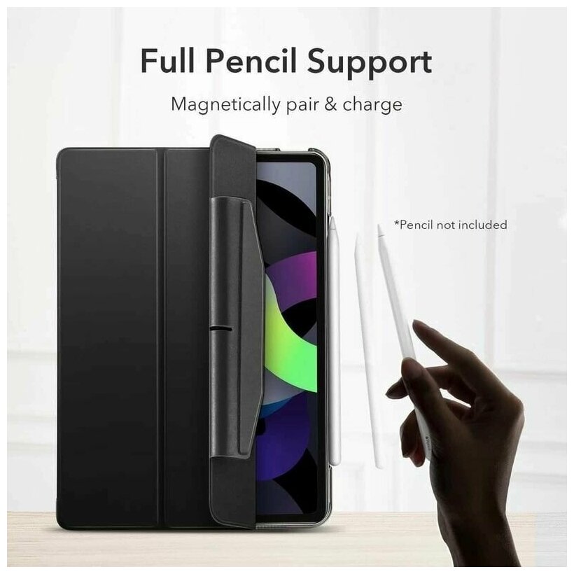 Чехол книжка ESR Ascend Trifold Case для iPad Pro 11 (2022 / 2021) - Forest Green, зеленый — фото 5