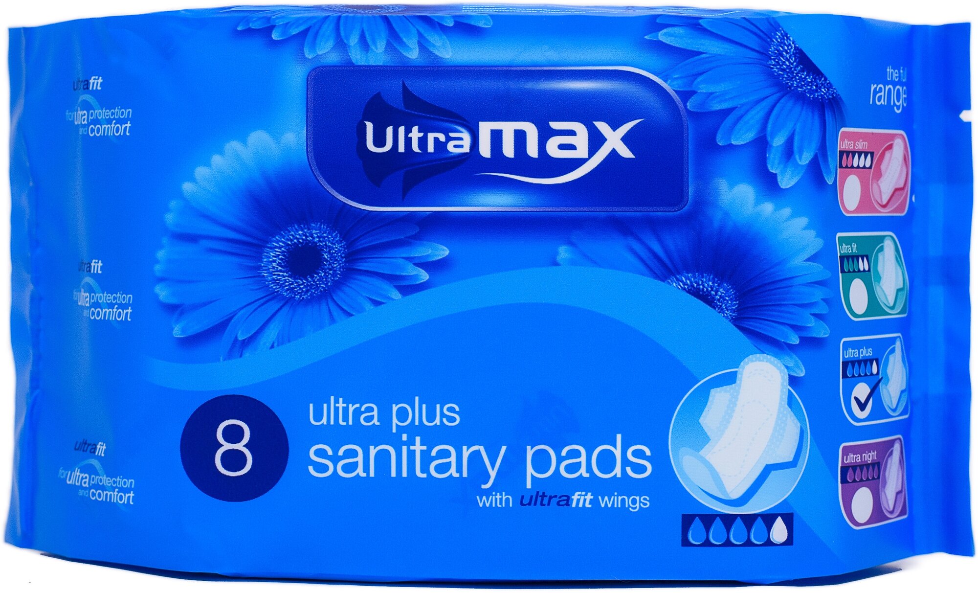 Прокладки женские Ultra Max 8 шт 4 капли