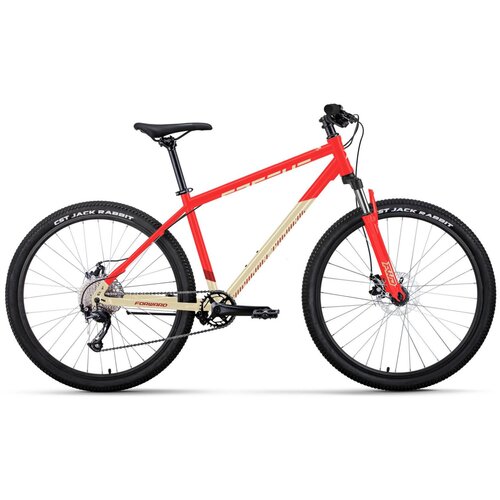 Горный велосипед Forward Apache 275 20 D 2023 21 Красно-бежевый 180-190 см 3011000₽