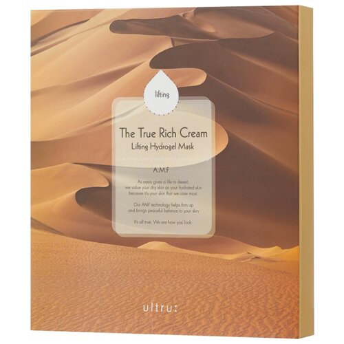 фото Ultru Кремово-гидрогелевая маска The True Rich Cream The True Rich Cream Lifting Hydrogel Mask, 25 г, 4 шт.