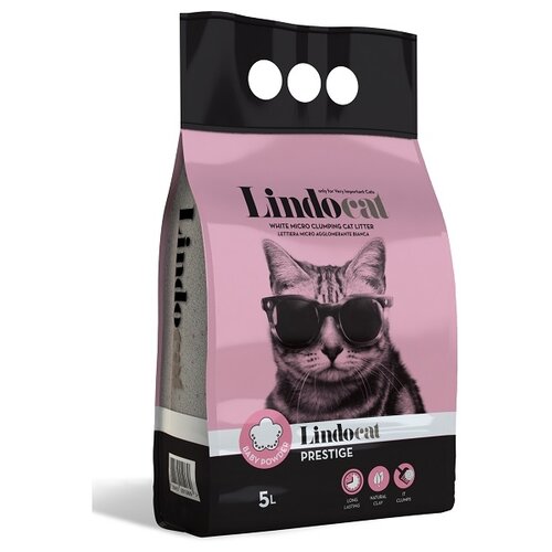 фото Наполнитель LindoCat Prestige baby powder с ароматом детской пудры (5 л)