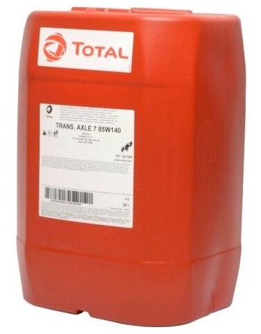 TOTALENERGIES 214093 Трансмиссионное масло TRANS. AXLE 7 85W140 20L замена номеру 201289 1шт