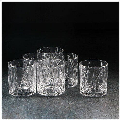 Набор стаканов «Фрост», 350 мл, 8,4×9 см, 6 шт
