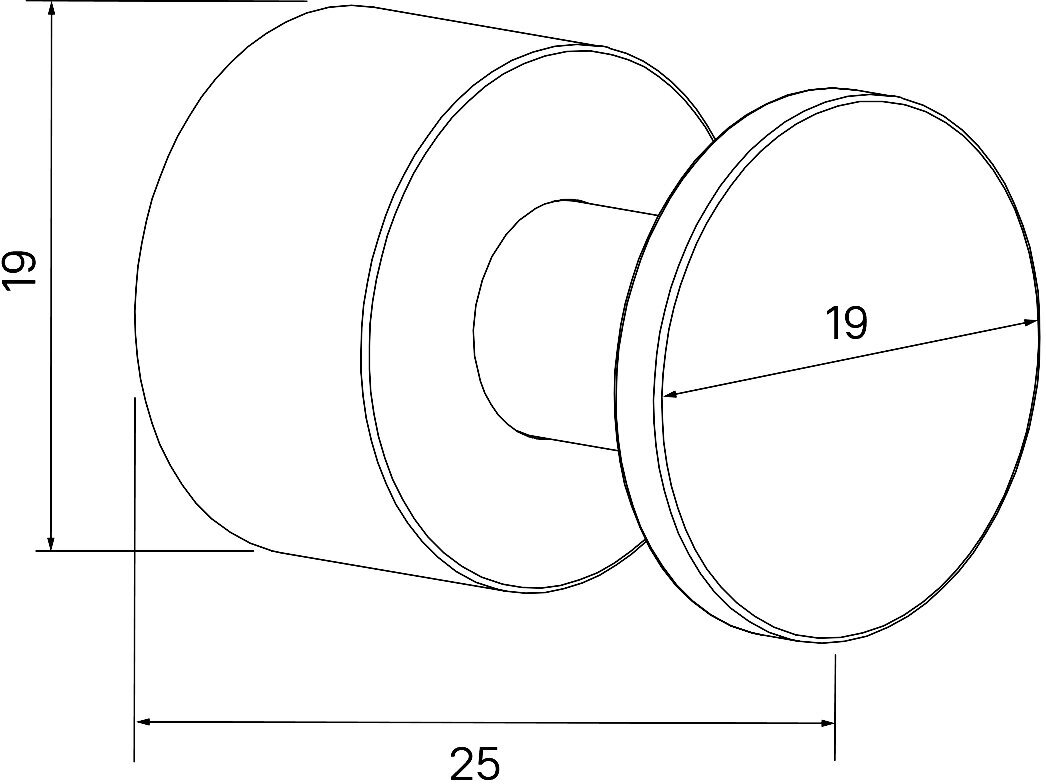 Комплект крючков, 4 шт, хром, HOK4SC0i41, IDDIS