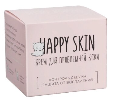Happy Skin Крем для проблемной кожи Problem skin cream, 50 мл - фотография № 2