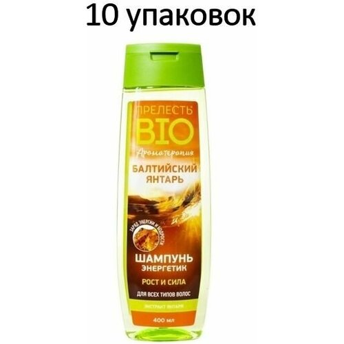 Шампунь для волос прелесть БИО 400мл шампунь-энергетик Балтийский янтарь