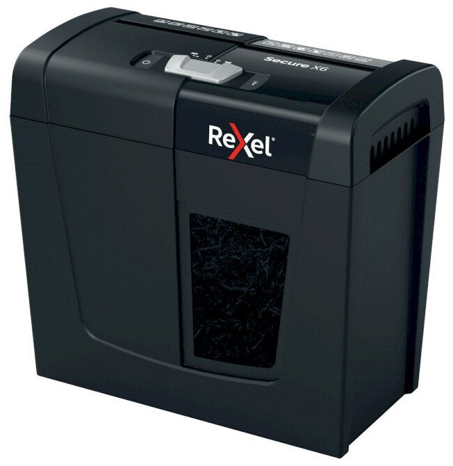 Уничтожитель документов REXEL Secure X6 EU черный (2020122EU)