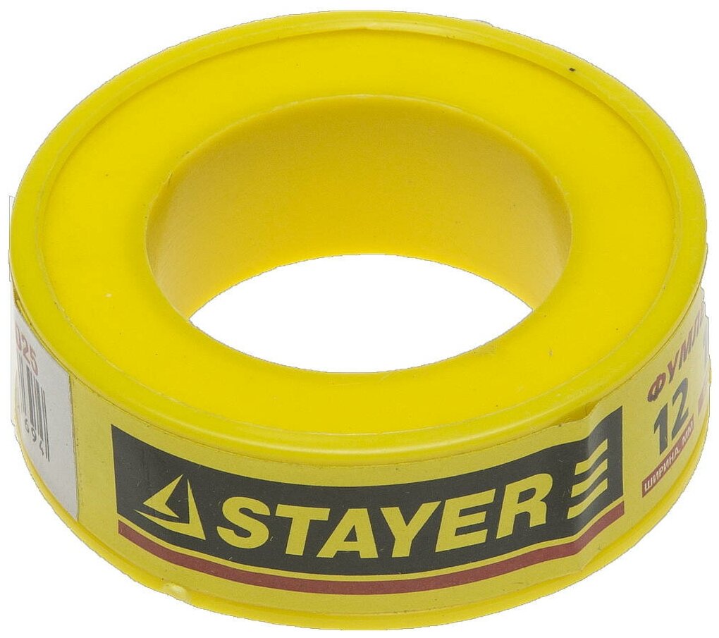 STAYER 0,075 мм х 12 мм х10 м, 0,25 г/см3, Фумлента (12360-12-025)