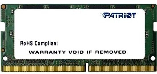 Оперативная память Patriot Memory SO-DIMM DDR4 16Gb 2666MHz pc-21300 (PSD416G266681S)