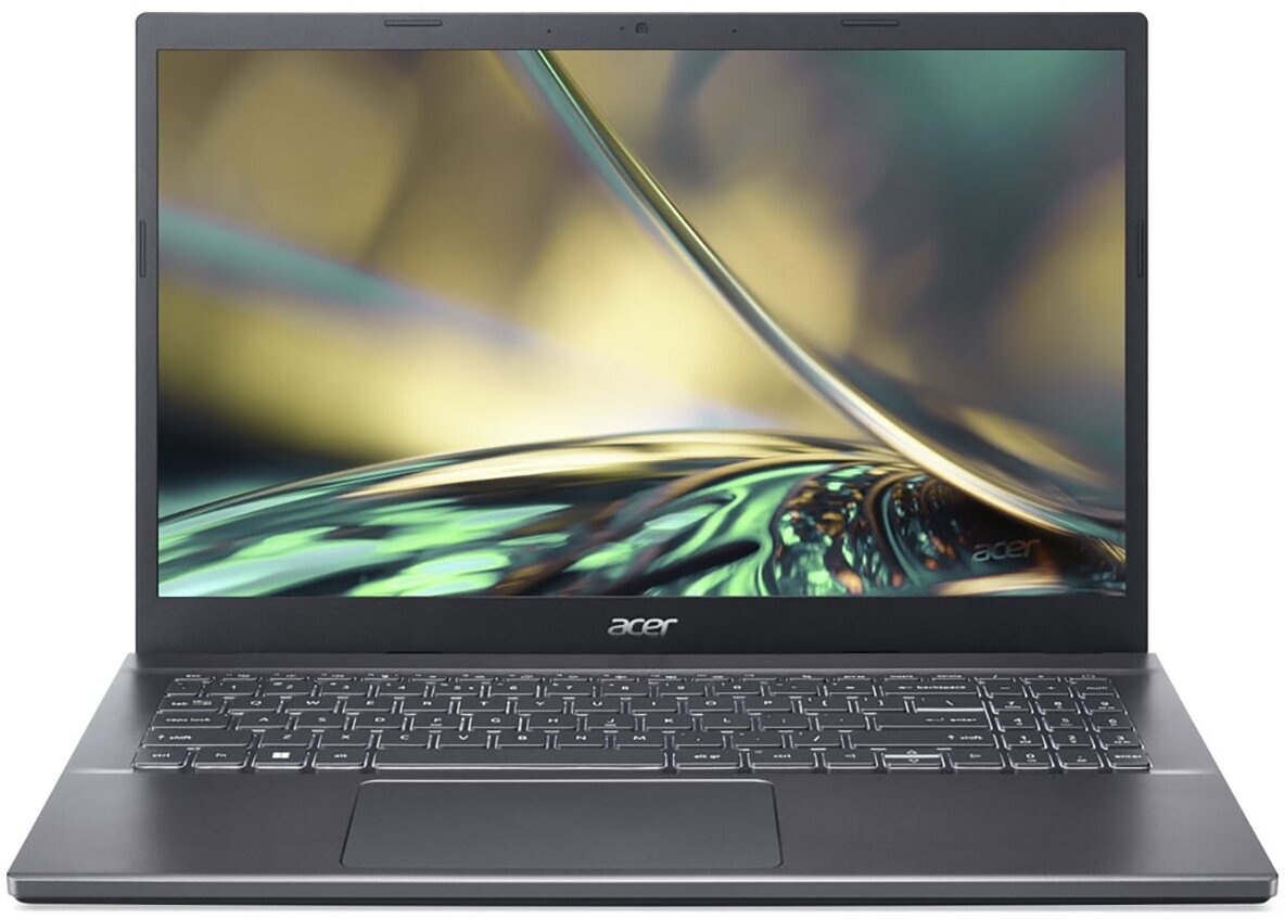 Ноутбук Acer Aspire 5 A515-57-51W3 NX. K3KER.006 (15.6", Core i5 1235U, 16Gb/ SSD 512Gb, Iris Xe Graphics eligible) Серый